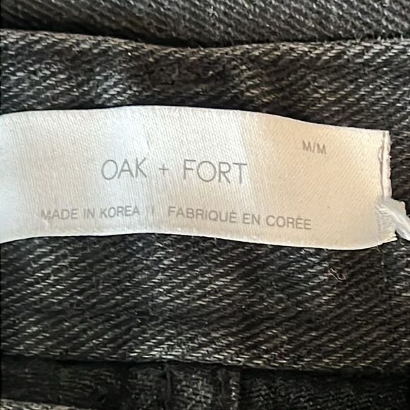 Oak & Fort Black High Rise Ankle Length Jeans Size M - Picture 8 of 9